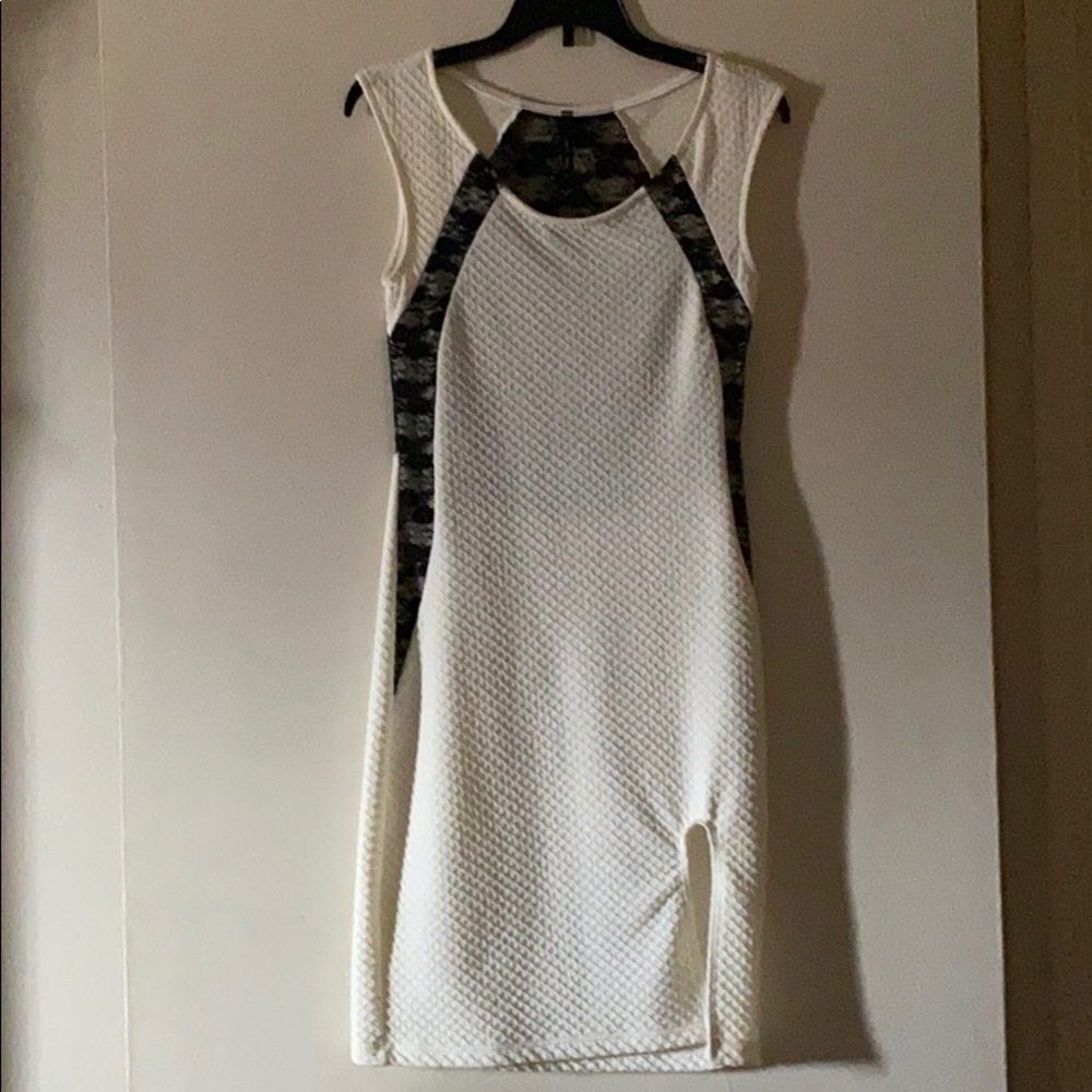 Black and white dress